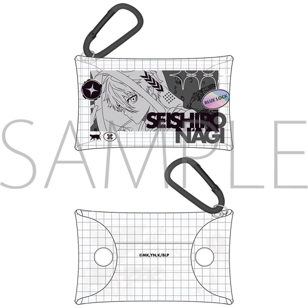 [Good-Pouch] Blue Lock Phase 2 Clear Pouch with Carabiner/Seijiro Nagi Cyber Cat