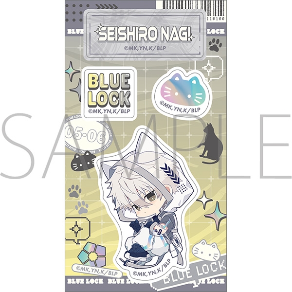[Good-Sticker] Blue Lock Season 2 Acrylic Die Cut Sticker/Seijiro Nagi Cyber Cat