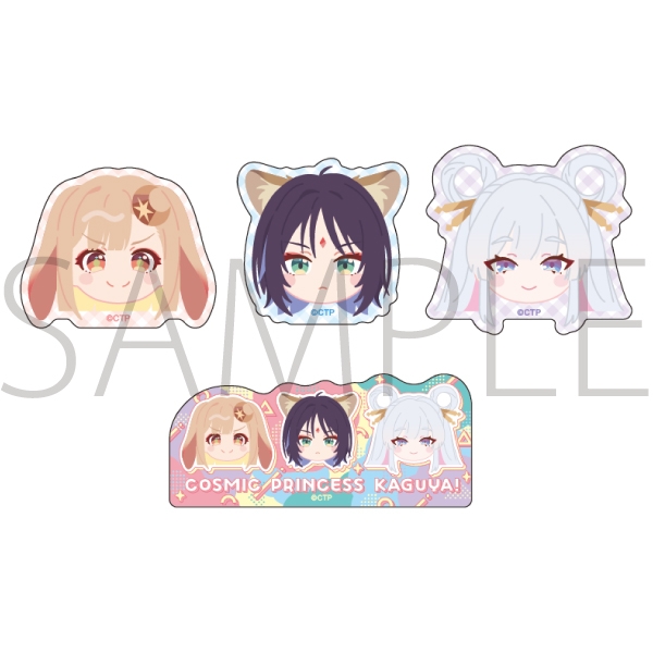 [Good-Sticker] Super Princess Kaguya! die cut sticker set of 4 /E
