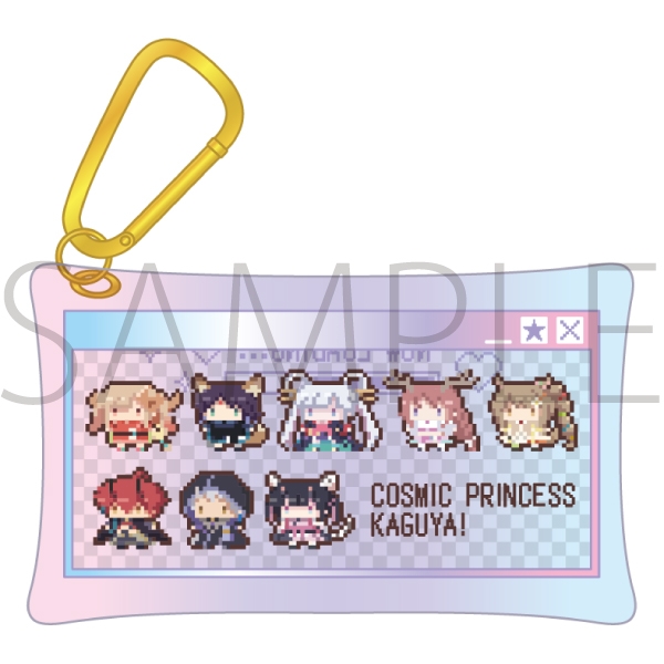 [Good-Pouch] Super Princess Kaguya! clear pouch with carabiner