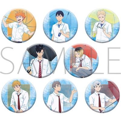 【グッズ-バッチ】ハイキュー!! キャラバッジコレクション 雨上がりの帰り道