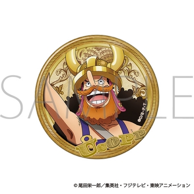 【グッズ-バッチ】ONE PIECE 箔押しBIG缶バッジ/ウソップ エルバフ編