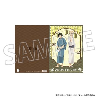 【グッズ-クリアファイル】ハイキュー!! クリアファイル/月島&山口