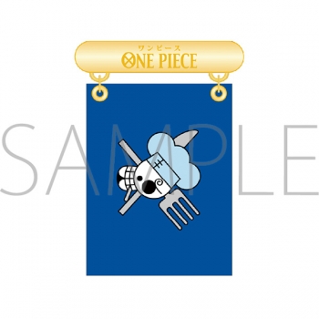 グッズ-ピンバッチ】ONE PIECE フラッグバッジ／Vol.1 海賊旗 サンジ 