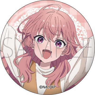 【グッズ-バッチ】きみが死ぬまで恋をしたい グリッター缶バッジ/カガリ・ミミ