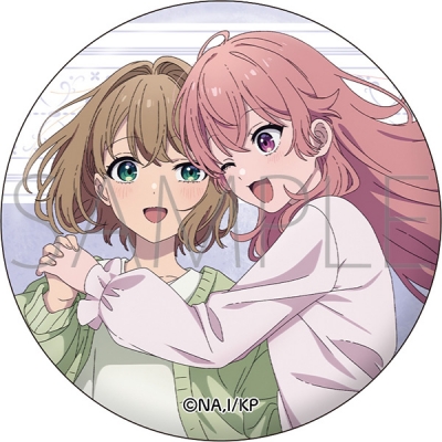 【グッズ-バッチ】きみが死ぬまで恋をしたい グリッター缶バッジ/シーナ&ミミ