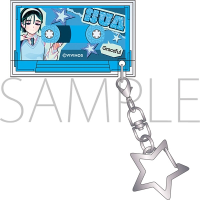 【グッズ-キーホルダー】ALIEN STAGE カセット形キーホルダー/SUA スア Find your Plus One!