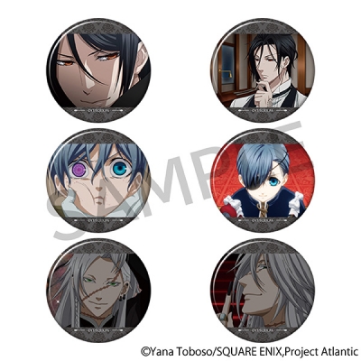 【グッズ-バッチ】黒執事 Book of the Atlantic キャラバッジコレクション/劇場版「黒執事Book of the Atlantic」