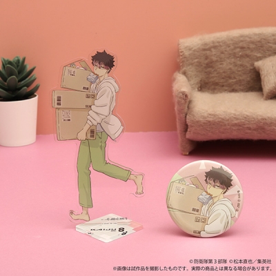 【グッズ-セットもの】怪獣8号 缶バッジ&アクリルスタンドセット/-荷物運び- 鳴海