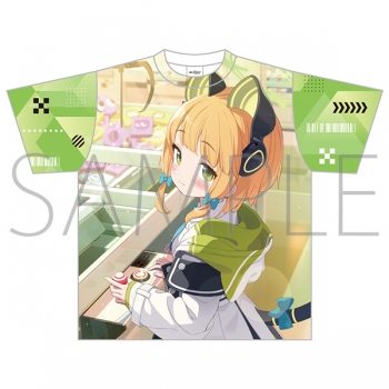 グッズ-Tシャツ】ブルーアーカイブ フルグラフィックTシャツ／ミドリ 