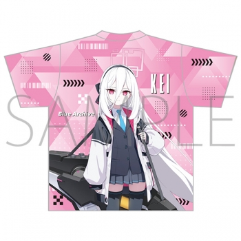 グッズ-Tシャツ】ブルーアーカイブ フルグラフィックTシャツ／ケイ 