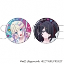 【グッズ-バッチ】NEEDY GIRL OVERDOSE グリッター缶バッジセットの画像
