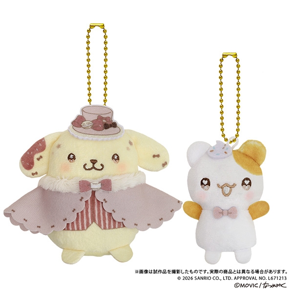サンリオキャラクターズ DOLLY MIXホワイトマカロンプリンスデザイン　フィンガーマスコット・PUPPELA（パペラ）セット［ぬいぐるみ］