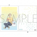 【グッズ-クリアファイル】夏目友人帳 クリアファイル/夏目貴志&ニャンコ先生 サマーVer.の画像