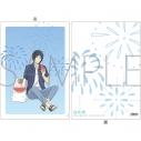 【グッズ-クリアファイル】夏目友人帳 クリアファイル/田沼要&ニャンコ先生 サマーVer.の画像