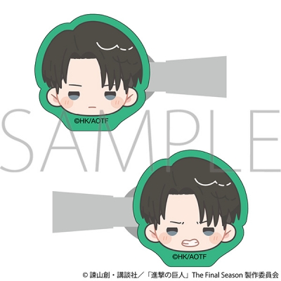 【グッズ-ヘアバンド】進撃の巨人 アクリルヘアクリップ/リヴァイ