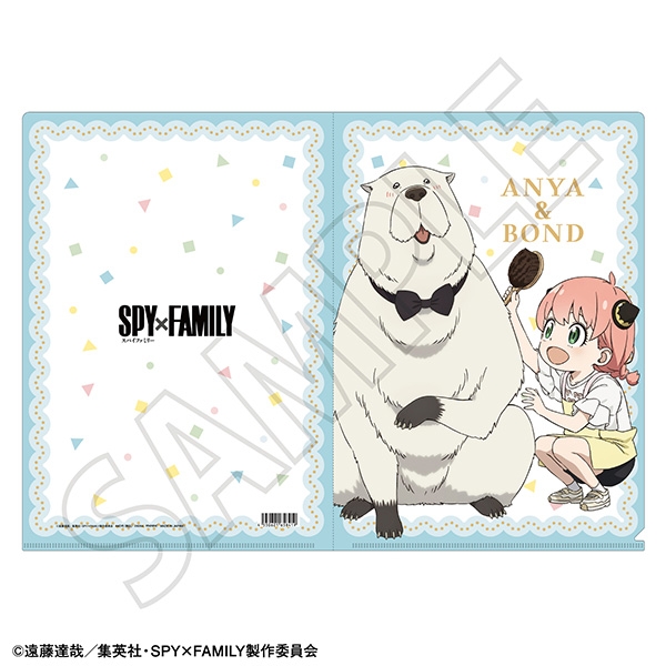 SPY×FAMILY クリアファイル/アーニャ・フォージャー&ボンド・フォージャー(トリマー)