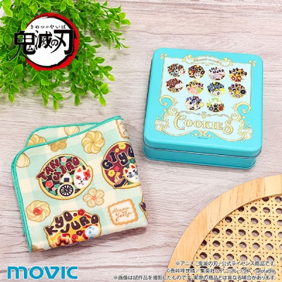 【グッズ-タオル】鬼滅の刃 缶入りハンドタオル