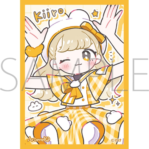 【グッズ-カードケース】ムービック Arteveloカードスリーブ　けけ　「うさcoちゃんズ きいろ」（art-027）