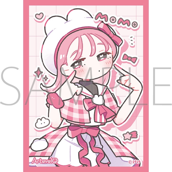 【グッズ-カードケース】ムービック Arteveloカードスリーブ　けけ　「うさcoちゃんズ もも」（art-028）