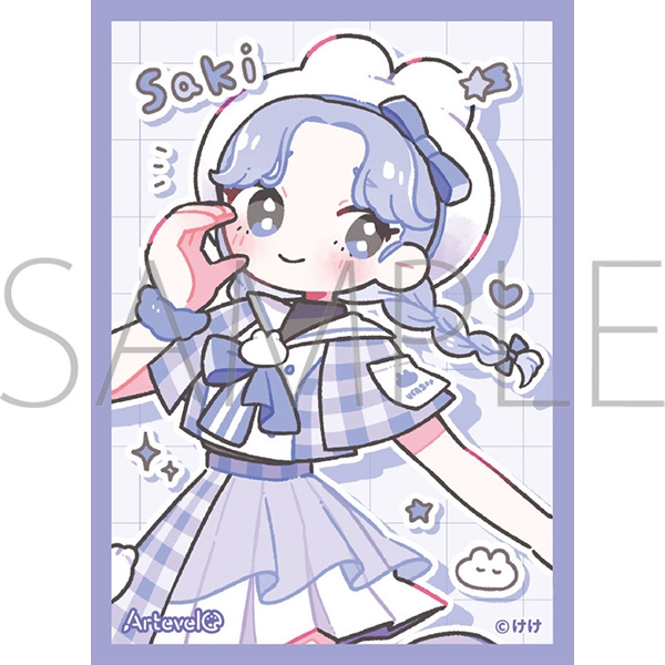 【グッズ-カードケース】ムービック Arteveloカードスリーブ　けけ　「うさcoちゃんズ さき」（art-029）