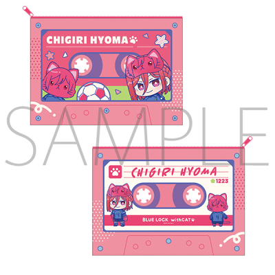 【グッズ-ポーチ】ブルーロック2期 withCAT illustration Ver. クリアポーチ/千切 豹馬