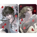 【グッズ-カード】抱かれたい男1位に脅されています。 箔押し両面カード2枚セットの画像