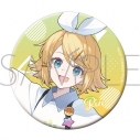 【グッズ-バッチ】初音ミクシリーズ グリッター缶バッジ/鏡音リンの画像
