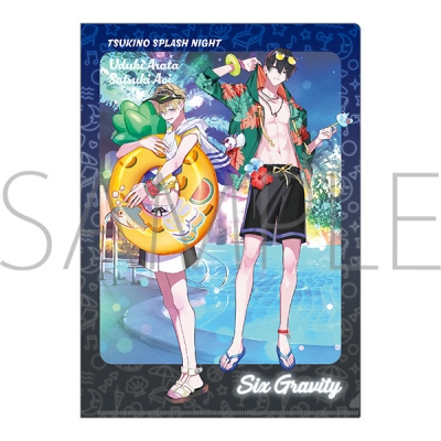 【グッズ-クリアファイル】ツキウタ。 クリアファイル/新&葵/Six Gravity/TSUKINO SPLASH NIGHT