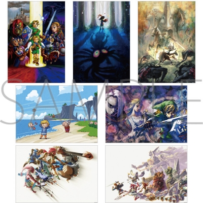 【グッズ-ポスター】ゼルダの伝説 ポスターコレクション