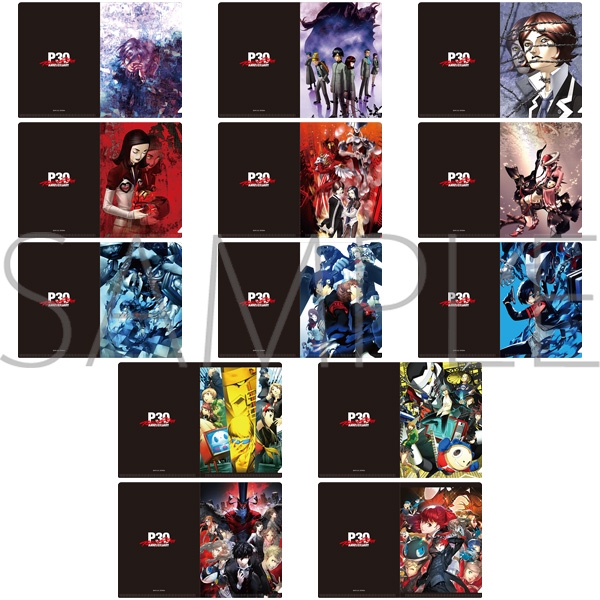 【グッズ-クリアファイル】ペルソナ ミニクリアファイルコレクション
