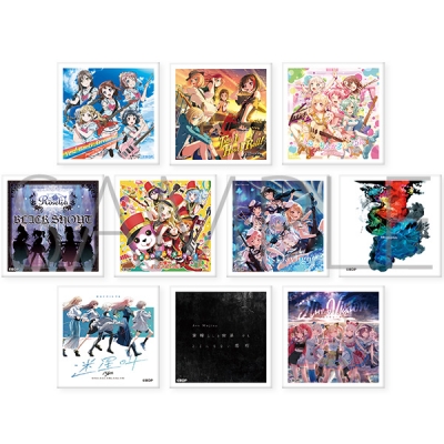 【グッズ-マグネット】バンドリ! ガールズバンドパーティ! CDジャケットイラストトレーディングマグネット/vol.2