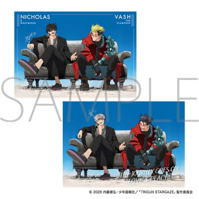 【グッズ-ポスター】TRIGUN STARGAZE クリアポスターセット/完結記念ver.