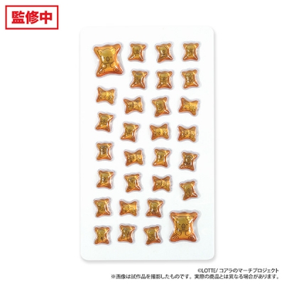 【グッズ-シール】オリジナル コアラのマーチ クッキー柄 ぷくぺた(立体シール)