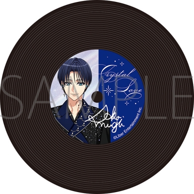 【グッズ-コースター】A3! レコード風コースター/月岡 紬 IDOL REWRITE