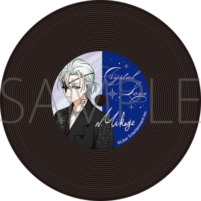 【グッズ-コースター】A3! レコード風コースター/御影 密 IDOL REWRITE
