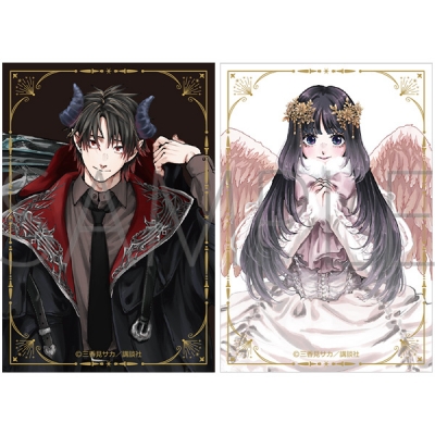 【グッズ-ステッカー】薫る花は凛と咲く ステッカーセット/A・凛太郎&薫子(悪魔と天使)
