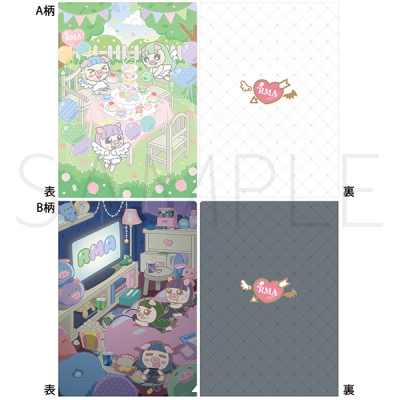 【グッズ-クリアファイル】なにぷあらにbyろこまこあこ クリアファイルセット