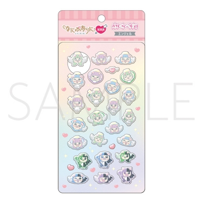 【グッズ-シール】なにぷあらにbyろこまこあこ ぷくぺた/エンジェル