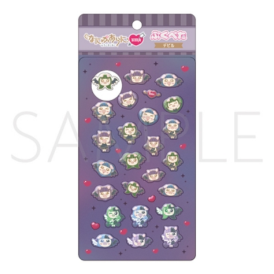 【グッズ-シール】なにぷあらにbyろこまこあこ ぷくぺた/デビル