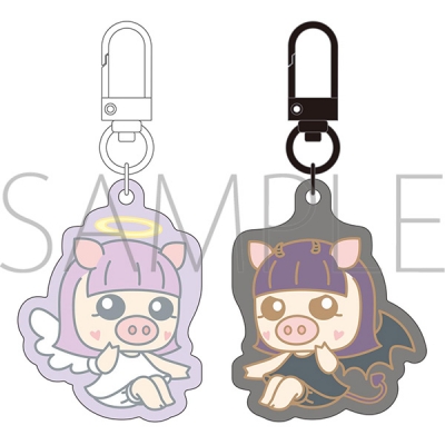【グッズ-キーホルダー】なにぷあらにbyろこまこあこ ペアチャーム/ぷあ