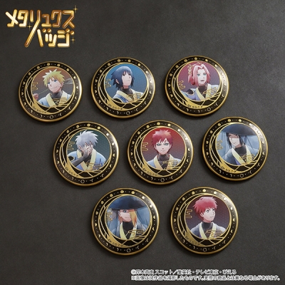 【グッズ-バッチ】NARUTO-ナルト- 疾風伝 メタリュクスバッジコレクション/月下の忍