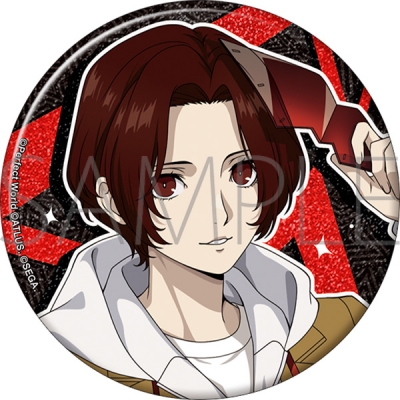 【グッズ-バッチ】ペルソナ5: The Phantom X グリッター缶バッジ/主人公