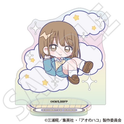 【グッズ-スタンドポップ】アオのハコ ミニオーロラアクリルスタンド/鹿野 千夏 制服Ver. ぱすてるぽっぷ