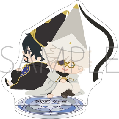 【グッズ-スタンドポップ】とんがり帽子のアトリエ ミニアクリルスタンド/キーフリー&オルーギオ カナヘイの小動物コラボ