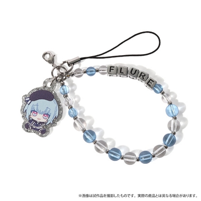 【グッズ-ストラップ】悪魔執事と黒い猫 放課後メイツ ビーズストラップ/フルーレ ぬいパル すきっぷ