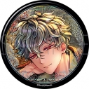 【グッズ-バッチ】悪魔執事と黒い猫 ビッググリッター缶バッジ/ハナマル 幸せを運ぶテディベアの画像