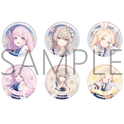 【グッズ-バッチ】ブルーアーカイブ キャラバッジコレクション/ティーパーティー