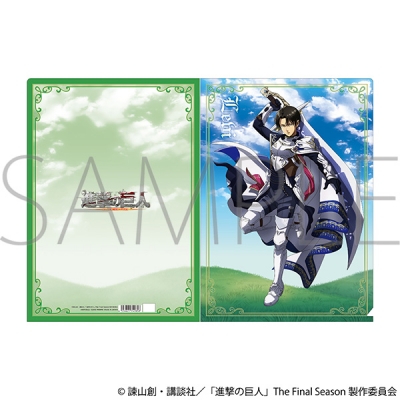 【グッズ-クリアファイル】進撃の巨人 クリアファイル/リヴァイ