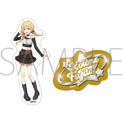 【グッズ-ステッカー】学園アイドルマスター ステッカーセット/藤田ことね ECLIPSE LIGHT